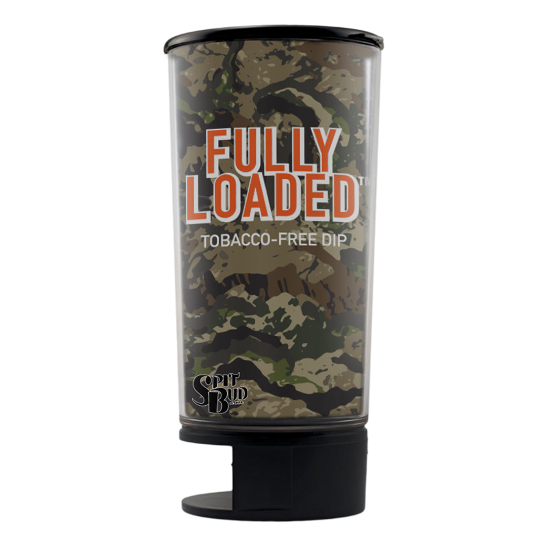 Fully Loaded Camo Spit Cup & Opener