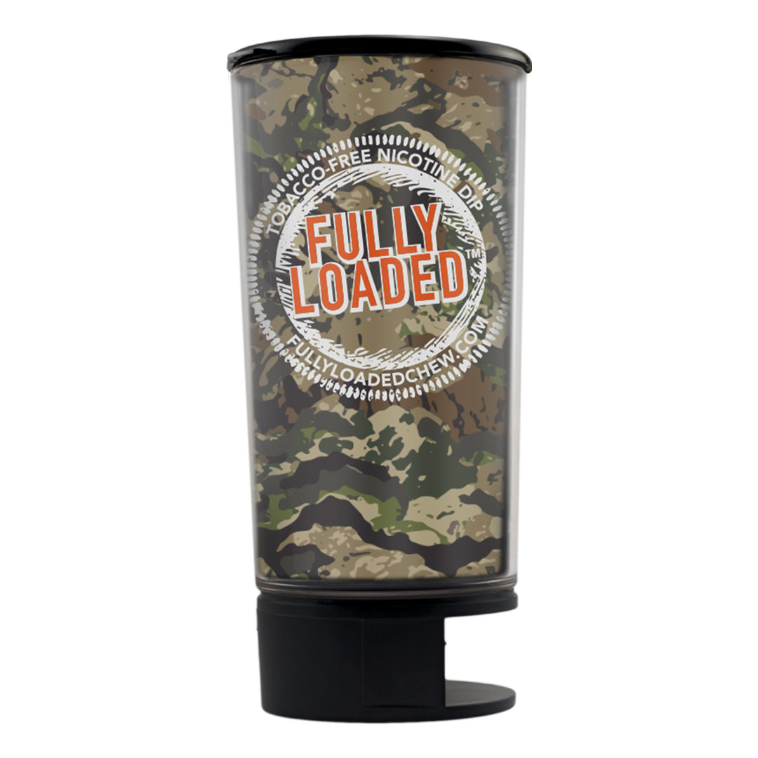 Fully Loaded Camo Spit Cup & Opener